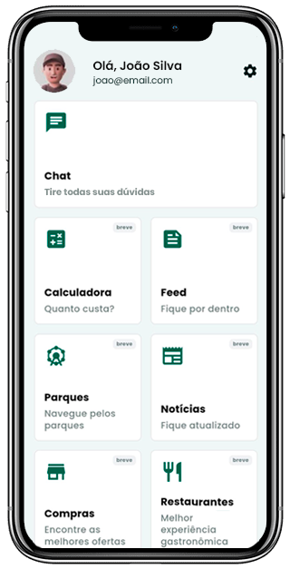 Preview da newsletter no celular